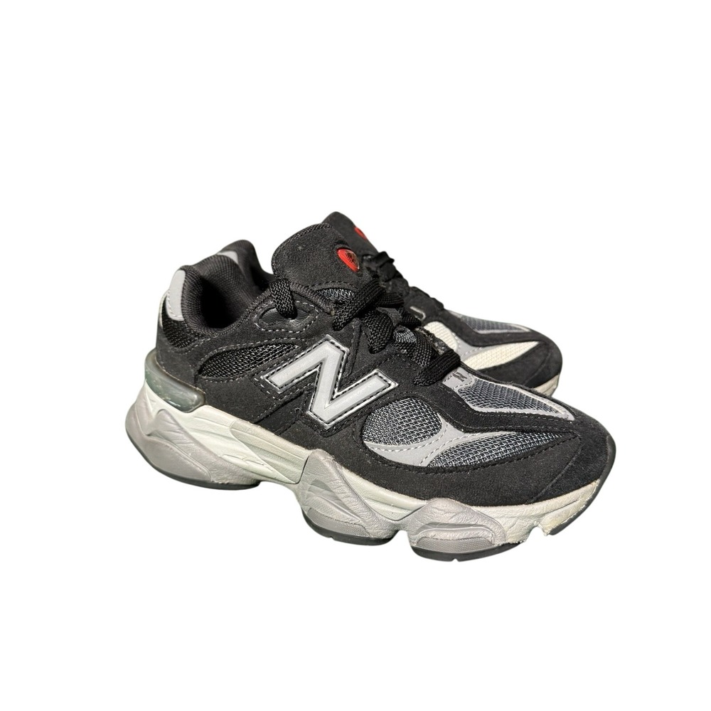 New Balance 9060 Black Castlerock PC9060BK Preschool Kids Size 1.5Y Sneakers